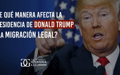 ¿De qué manera afecta la presidencia de Donald Trump la migración legal?