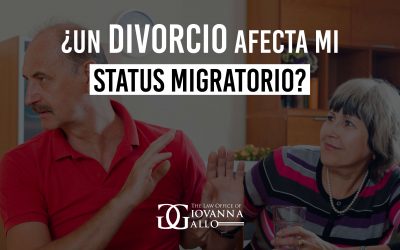 ¿Un divorcio afecta mi status migratorio?